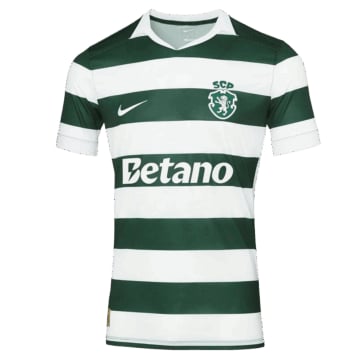 Men's Replica Nike Sporting Lisbon Home Jersey 26/27