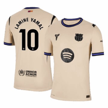 Men's Authentic Nike Barcelona Away Jersey 25/26 LAMINE YAMAL #10