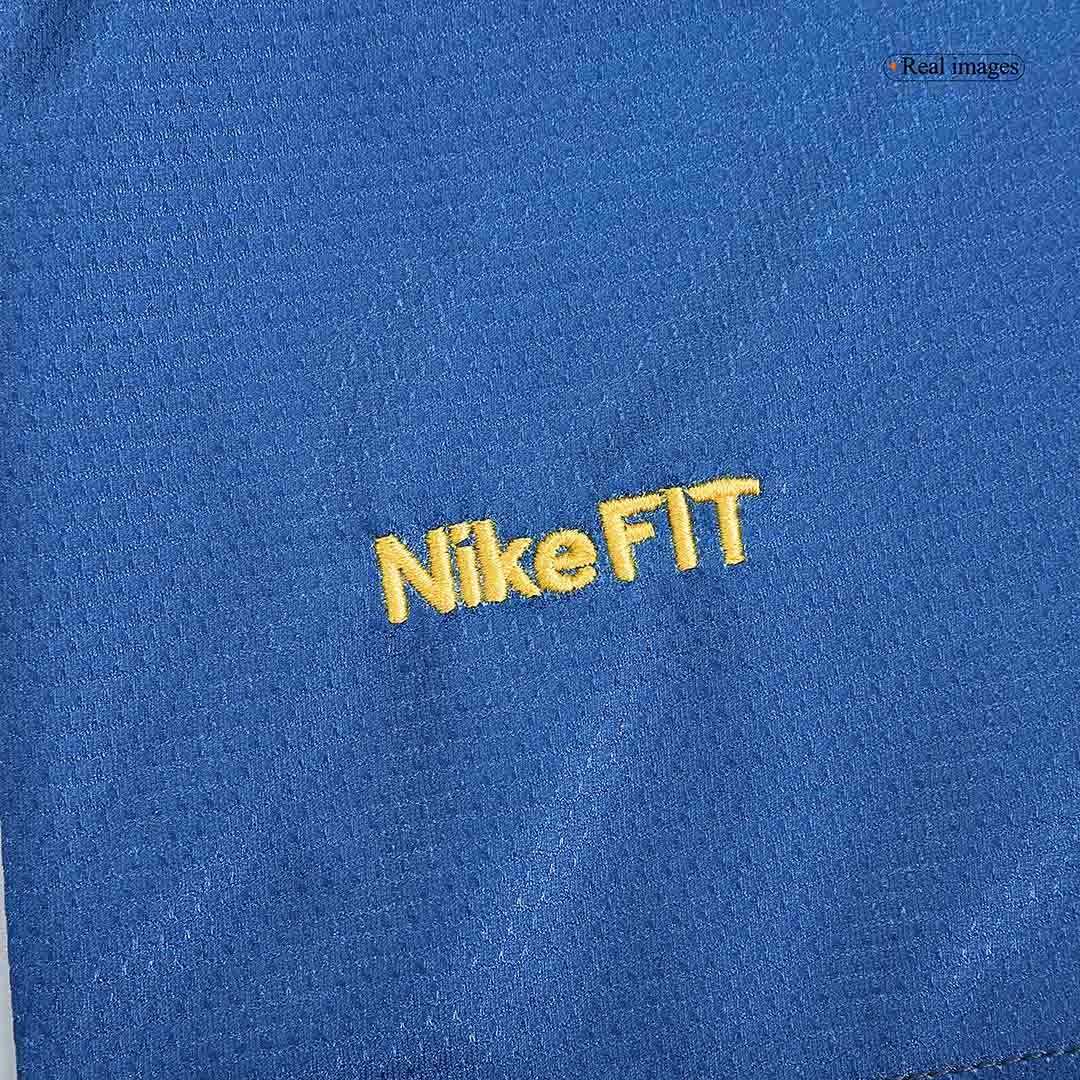 Men's Replica Nike Barcelona Home Long Sleeve Jersey 08/09 - Image 8