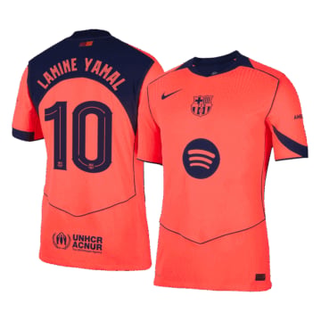 Men's Authentic Nike Barcelona Third Jersey 25/26 LAMINE YAMAL #10